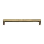 M Marcus Heritage Brass Wide Metro Design Cabinet Handle 192mm Centre to Centre